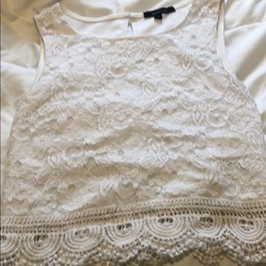 white forever 21 top
